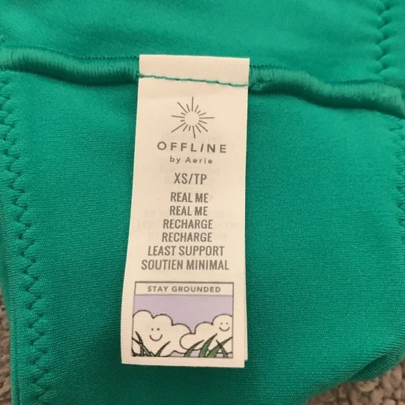 Pink and green offline sports bras - Picture 3 of 5